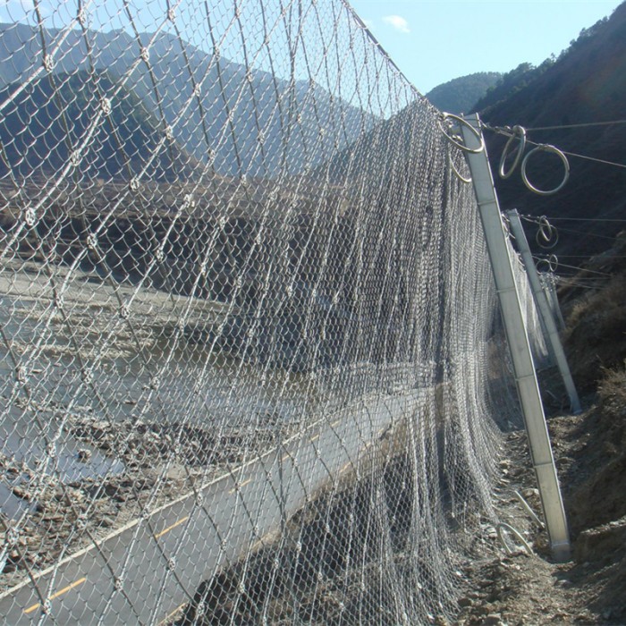 Passive Rockfall Barrier Fence