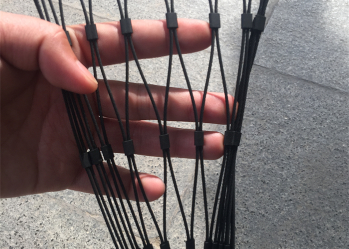 Flexible stainless steel ferrule mesh/stainless steel stair railing mesh