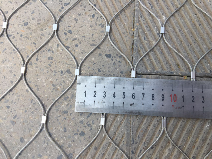 stainless steel ferrule cable net used for bridge balustrade mesh